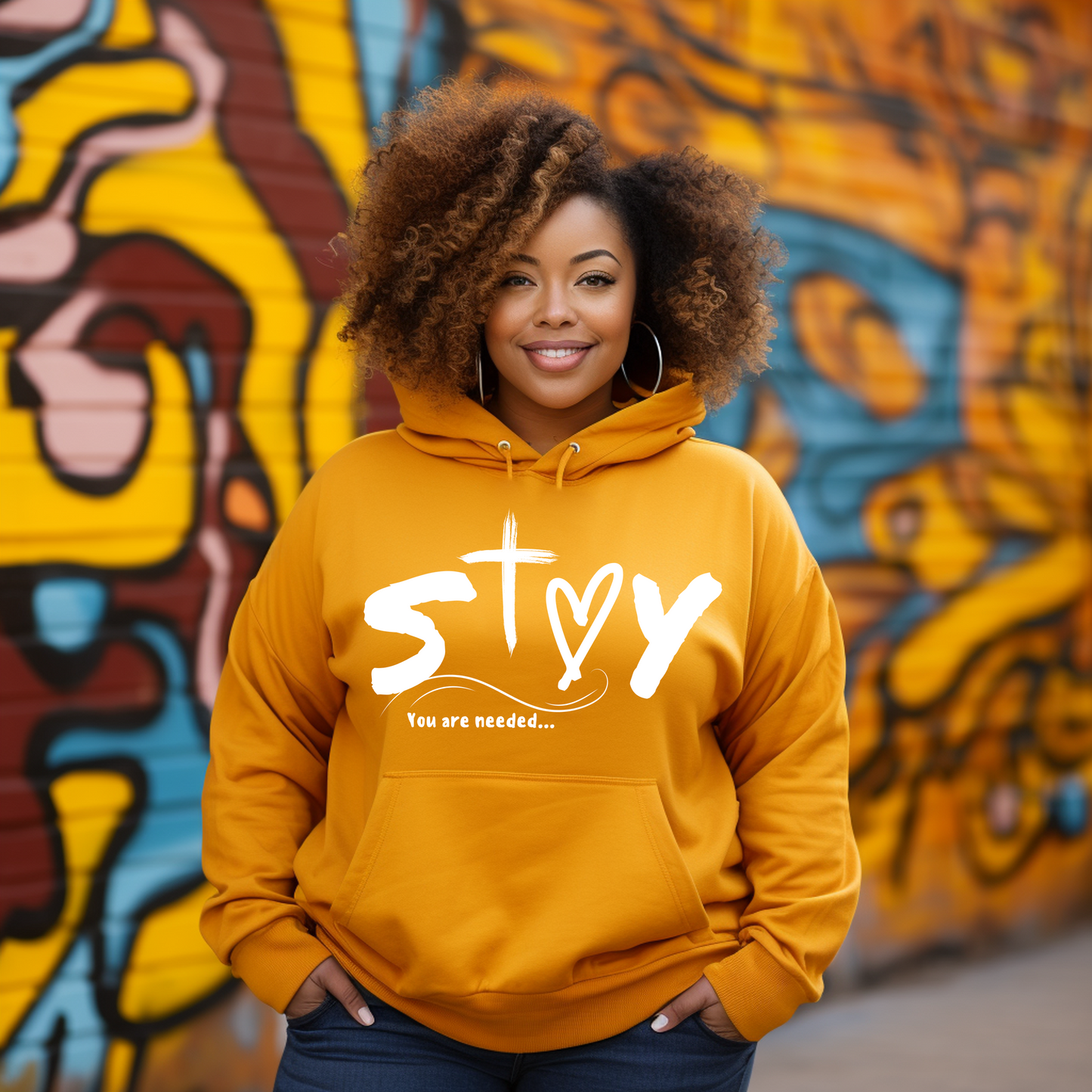 Stay...You are Needed Hoodies