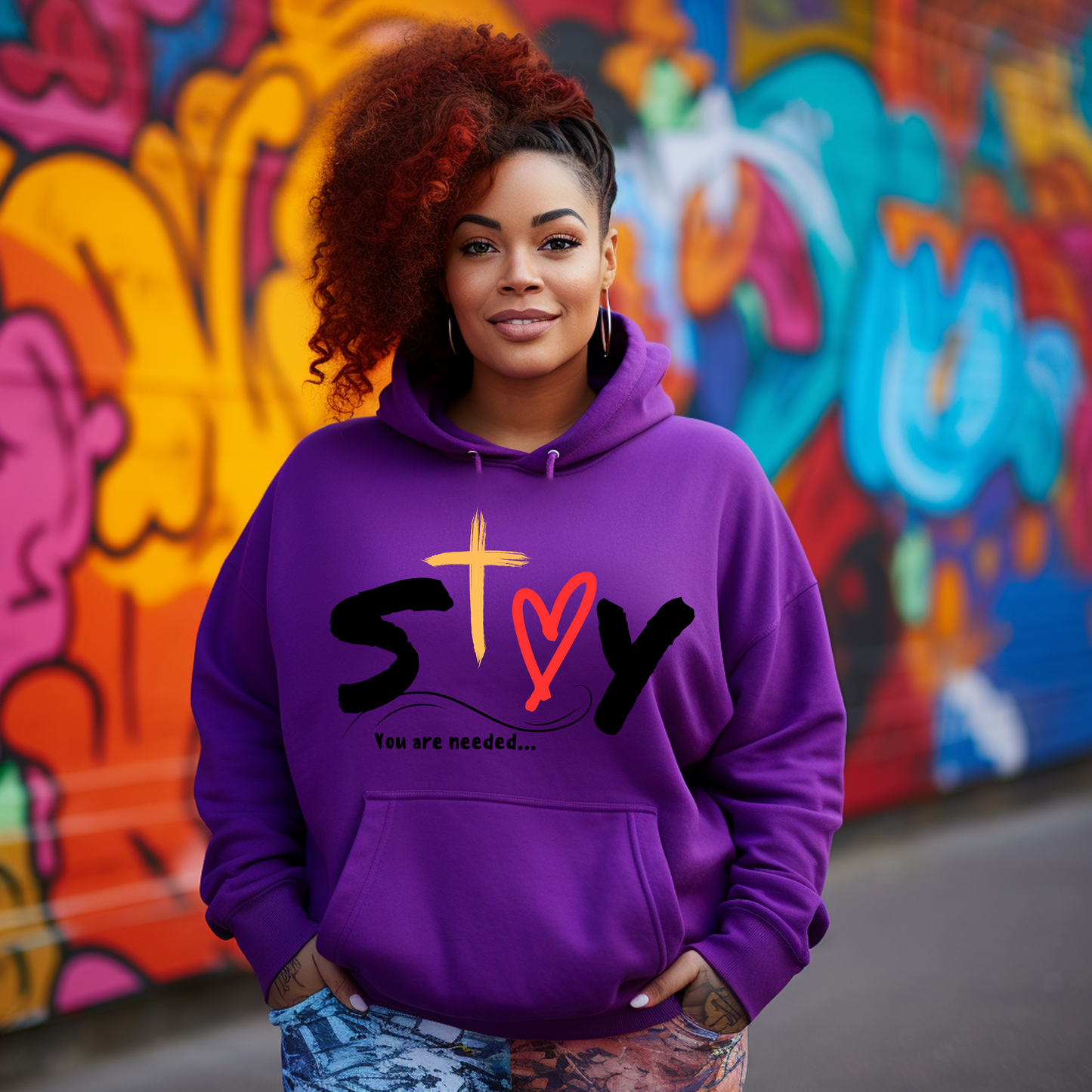 Stay...You are Needed Hoodies