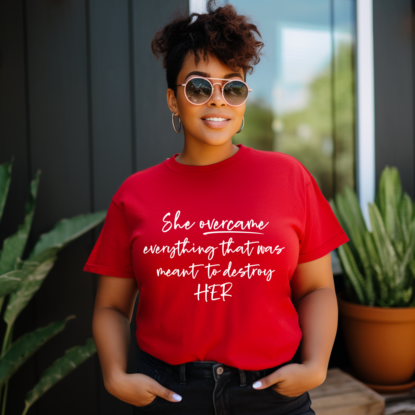 She Overcame Everything...T- Shirts